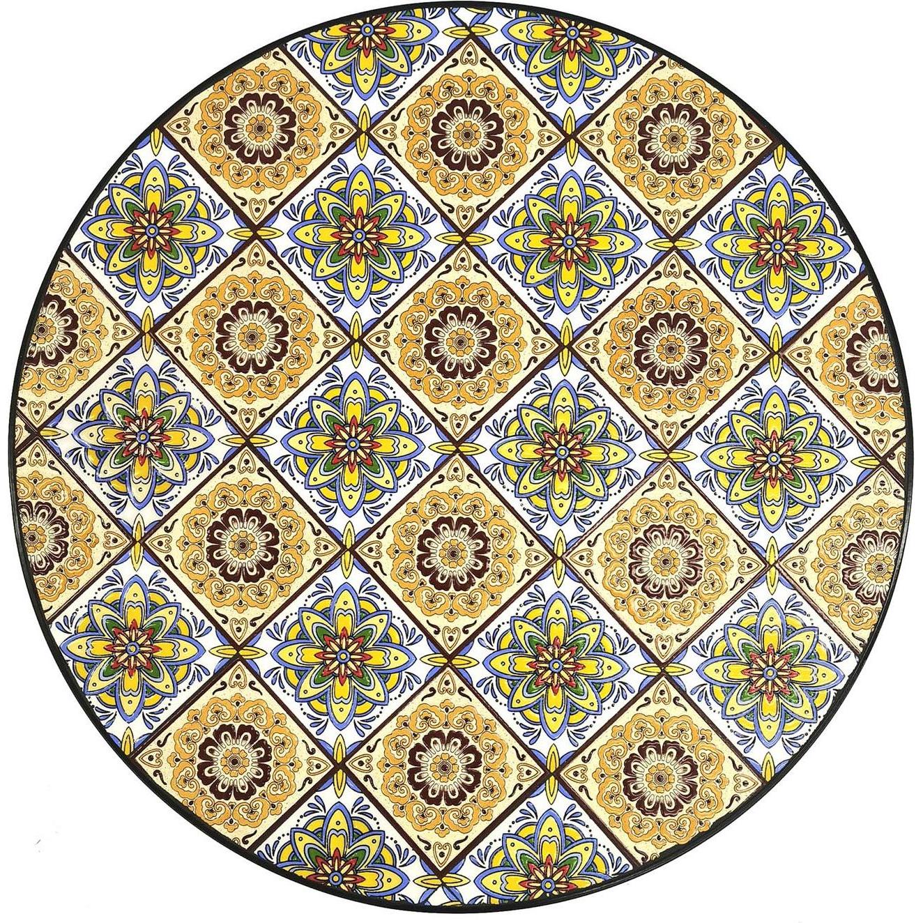 Thumbnail - Mojawo, Gartentisch + Balkontisch, Mosaik Mosaiktisch Gartentisch Bistrotisch Tisch Ø60x70cm (60 cm)