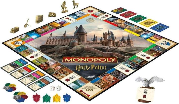 Actual product image Hasbro Monopoly Harry Potter (German)
