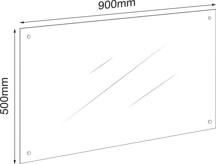 Produktbild VCM Küchenrückwand Spritzschutz 90 x 50 cm (90 x 50 cm)