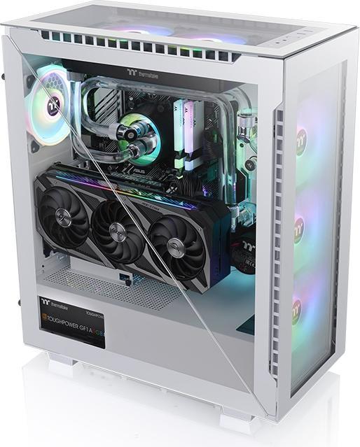 Actual product image Thermaltake Divider 500 TG Snow ARGB White (ATX, mATX, Mini-ITX)