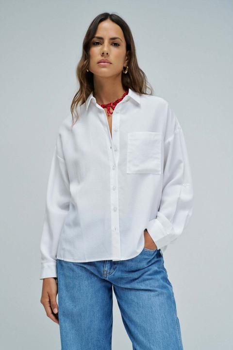 Produktbild Salsa Jeans Langarmbluse Oversize Basic (L)