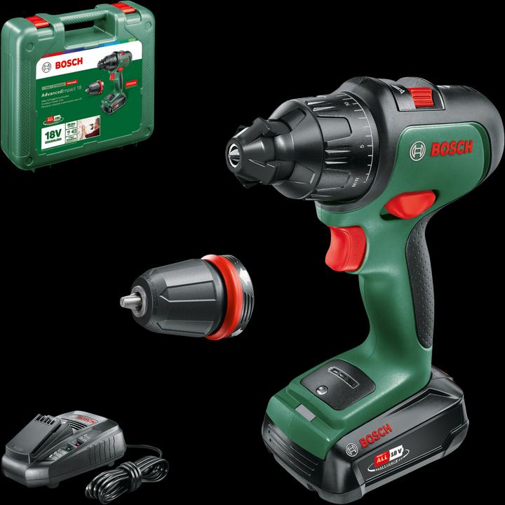 Actual product image Bosch Home & Garden Advanced Impact 18 (Rechargeable battery operated)