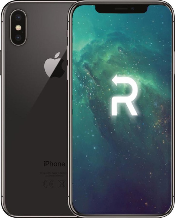 Actual product image Apple iPhone X (64 GB, Space Grey, 5.80", 12 Mpx, Single SIM)