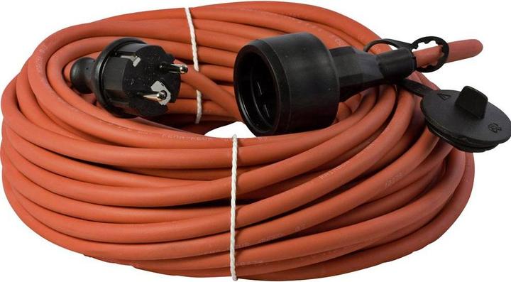 HAWA 10082101 Rallonge électrique 16 A rouge 10.00 m (10 m, CEE 7/3)