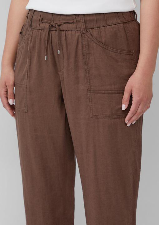 Produktbild S.Oliver Hose Leinenmix-Hose im Relaxed Fit mit Elastikbund (46)