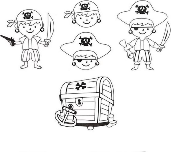 Produktbild Creativ Company Schrumpffolie Pirat