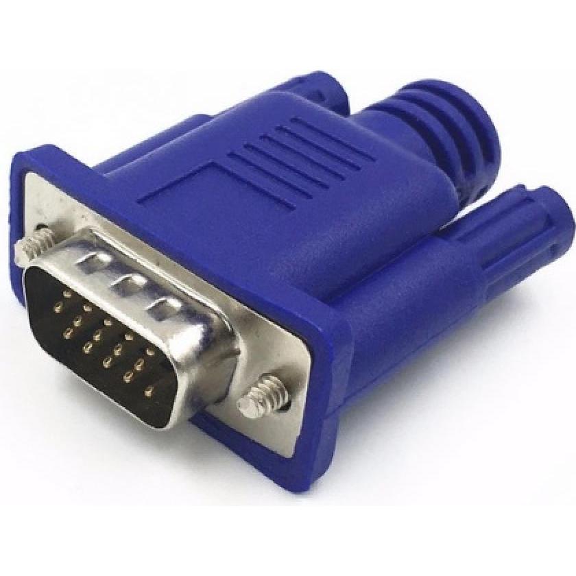 PowerGuard Adattatore VGA Dummy Emulatore di display fantasma senza testa Spina dummy 1080p, Adattatore dati + video, Blu