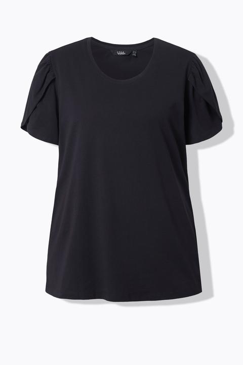 Actual product image Ulla Popken Draped Sleeve Tee (62)