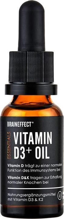 Image du produit Braineffect Huile de vitamine D3+K2 (1 pcs, Liquide)