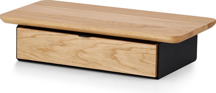 Produktbild Oakywood Schreibtischregal Mini | Platzsparender Monitorständer mit Schublade