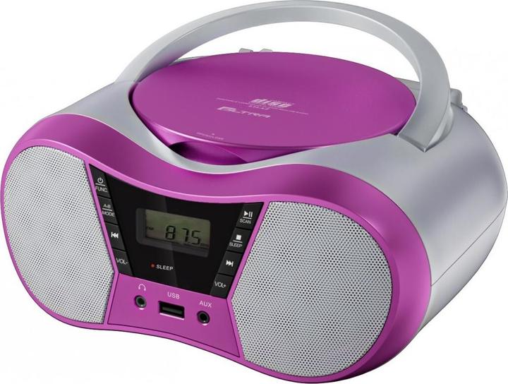 Produktbild Elta Radioplayer CD LILA2 USB/BT pink (FM)