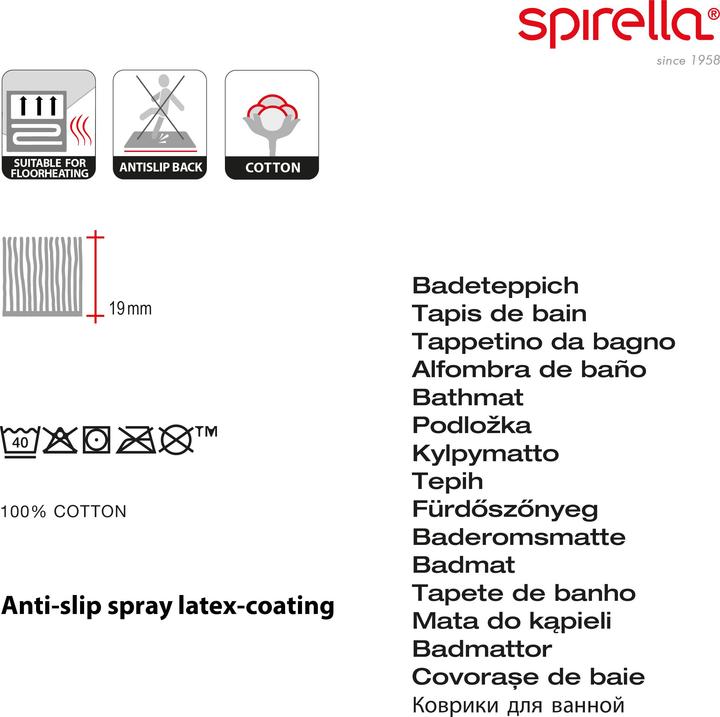 Actual product image spirella Carolina (47 x 50 cm)