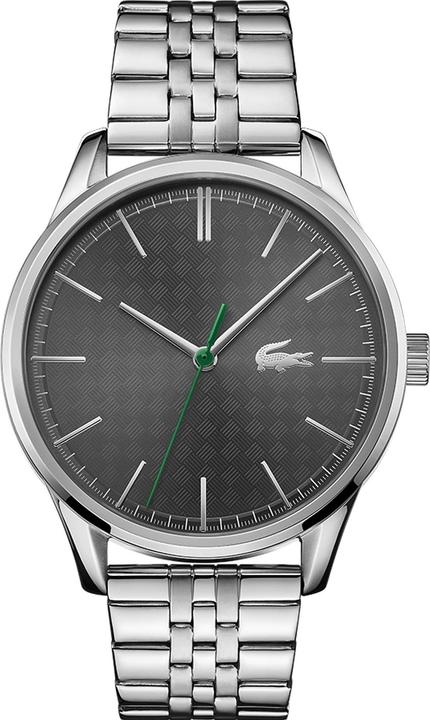 Lacoste Analog Quartz Watch with Stainless Steel Band and Gray Dial (Analogue wristwatch, 42 mm)