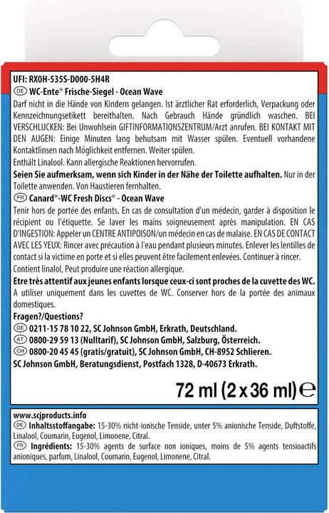 Produktbild WC-Ente Frische-Siegel 2er Nachfüller Marine