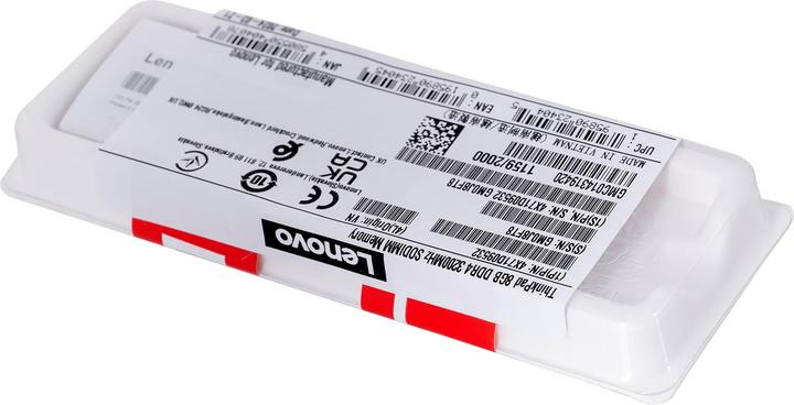 Produktbild Lenovo MEMORY BO TP DDR4 3200 SODIMM (1 x 8GB, 3200 MHz, DDR4-RAM, SO-DIMM)