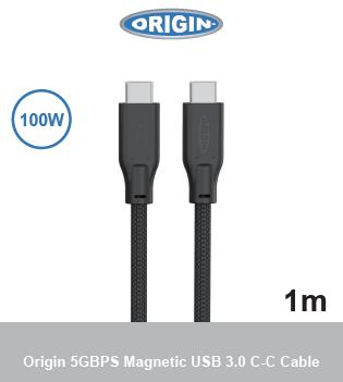 Produktbild Origin Storage OS-USBCC-5G-1M (1 m, USB 3.2 Gen 1)