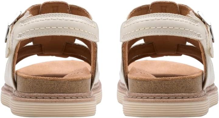 Actual product image Clarks Premium Arwell Sun Womens Sandal Cream Leather 365 EU Cream Leather 36 EU (36)