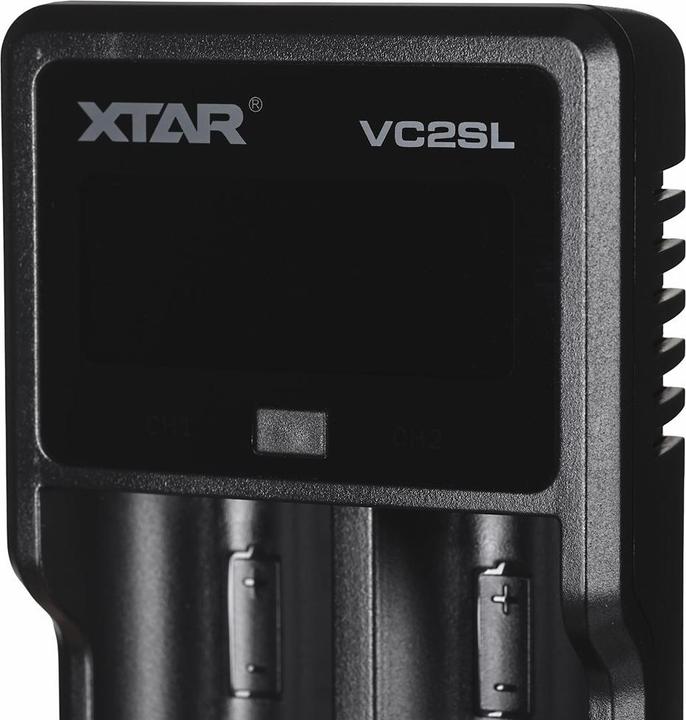 Actual product image Xtar VC2SL Batterieladegerät für Batterien Li-Ion / Ni-MH / Ni-CD 18650 (1 pcs., A, AA, AAA, AAAA, C, D, Chargers without battery)