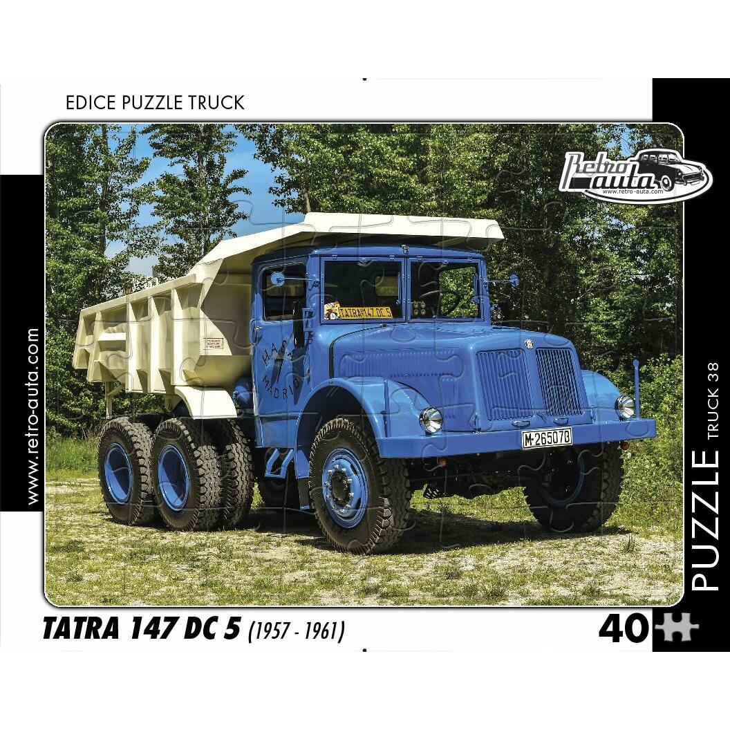 Retro-auta Puzzle TRUCK No.38 Tatra 147 DC 5 (1957 - 1961) 40 Teile