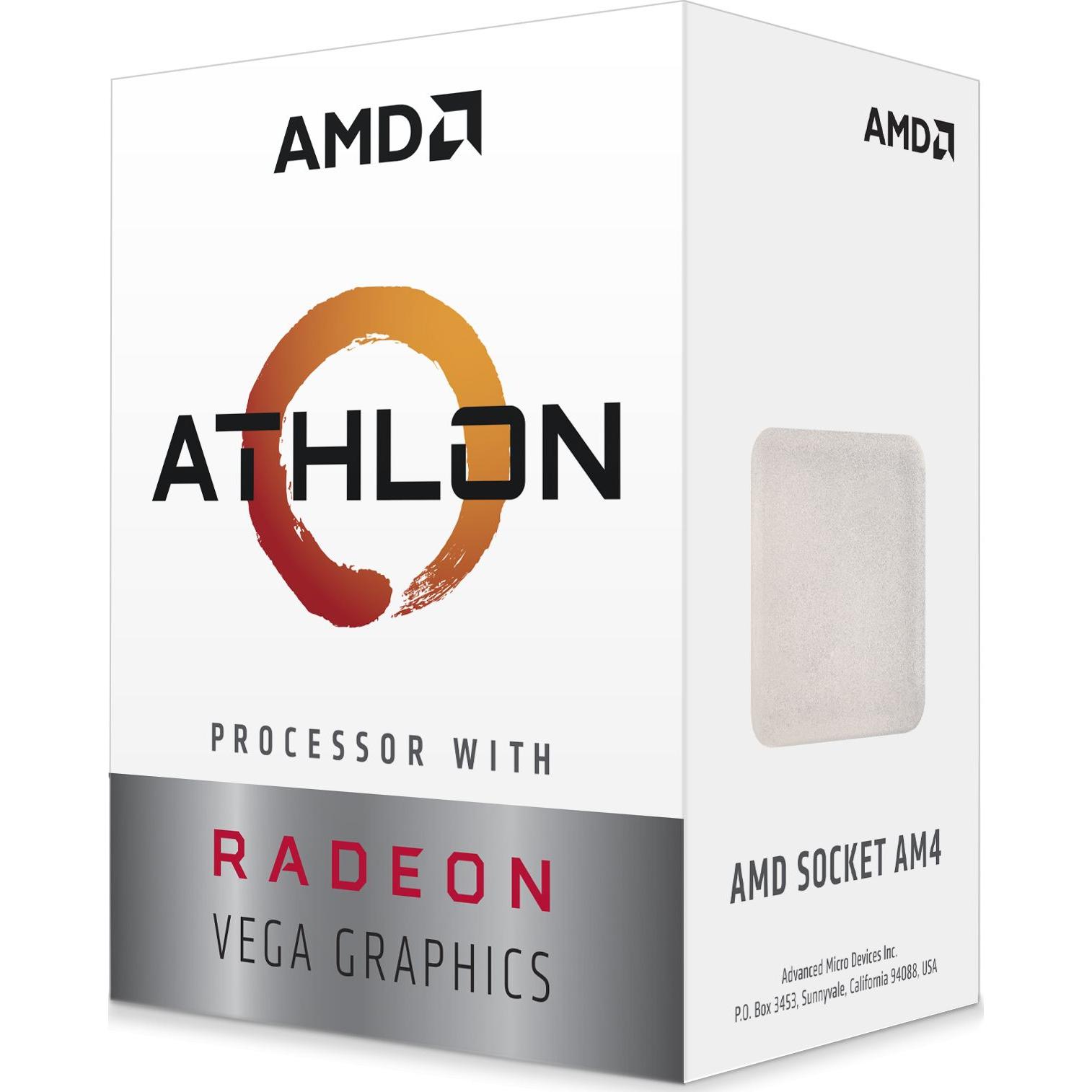 AMD Athlon AM4 2C/4T BOX (AM4, 3.50 GHz, 2 -Core), Prozessor