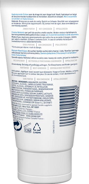 Actual product image CeraVe Moisturising cream (50 ml, 24h cream)