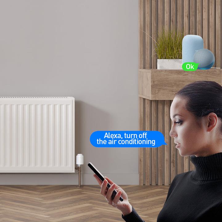 Image du produit Tellur Thermostat intelligent WiFi. Radiator Valve-ChytrÃ½ WiFi termostat. RadiÃ¡torovÃ½ valve RVSH1