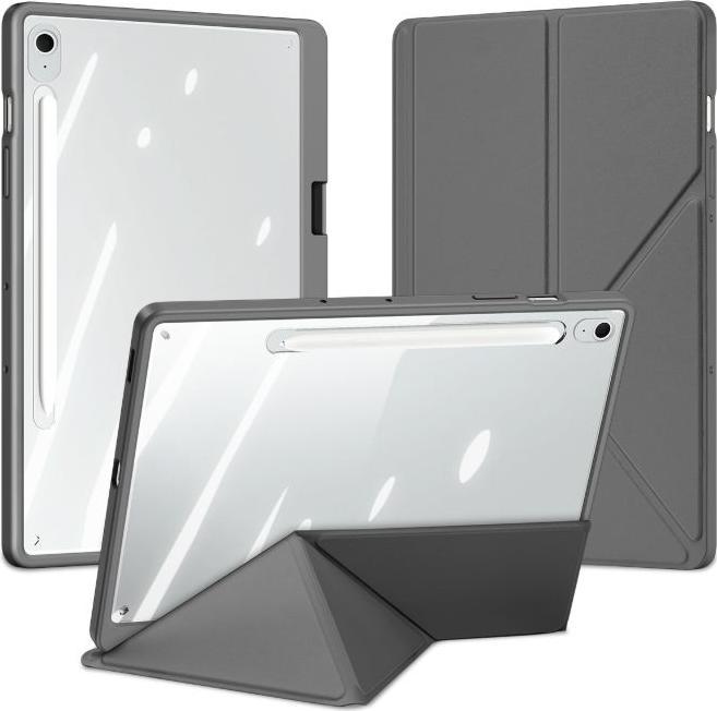 Produktbild Samsung Galaxy Tab S10 FE Plus - Ducis Magi Series, aufstellbares Flip-Etui, Grau (Samsung Galaxy Tab S10 FE+)