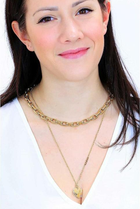 Produktbild Guess Kette (Edelstahl IP-Gold, 40.5 cm)