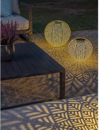 Produktbild STT Windlicht Solar Antic Ball Sofia, Ø 40 cm, Aqua