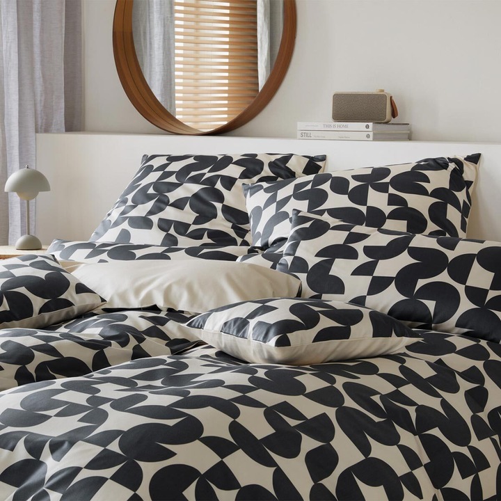 Produktbild Elegante Studio Graphic (Bettwäsche Set, 155x220 cm + 80x80 cm)