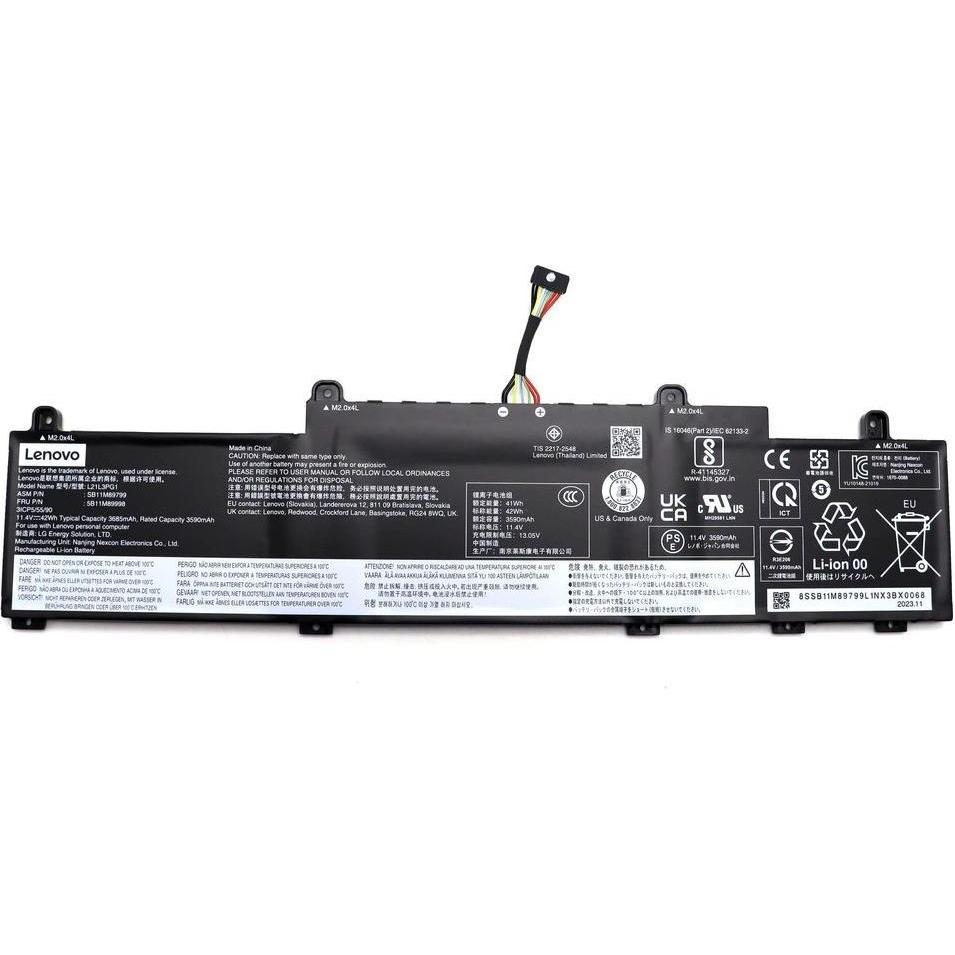 Lenovo BATTERY Internal, 3c 42Wh (3 Zellen), Notebook Akku