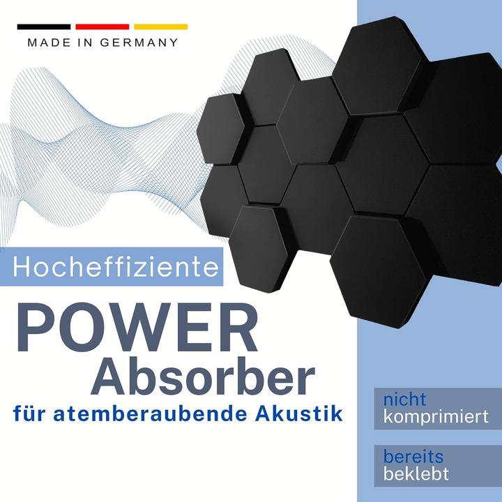 Image du produit Vatto 3D Akustikpaneele Schallabsorber (12 Stück) (12 pcs)