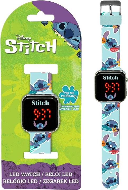 Produktbild Kids Euroswan Lilo & Stitch LED Uhr (Digitaluhr, 30 mm)