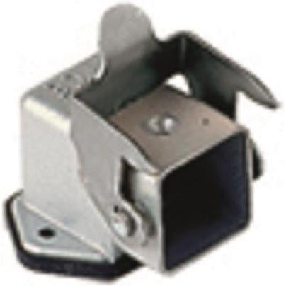 ILME, Netzstecker + Netzkupplung, Winkelgehäuse Metall 3L+PE