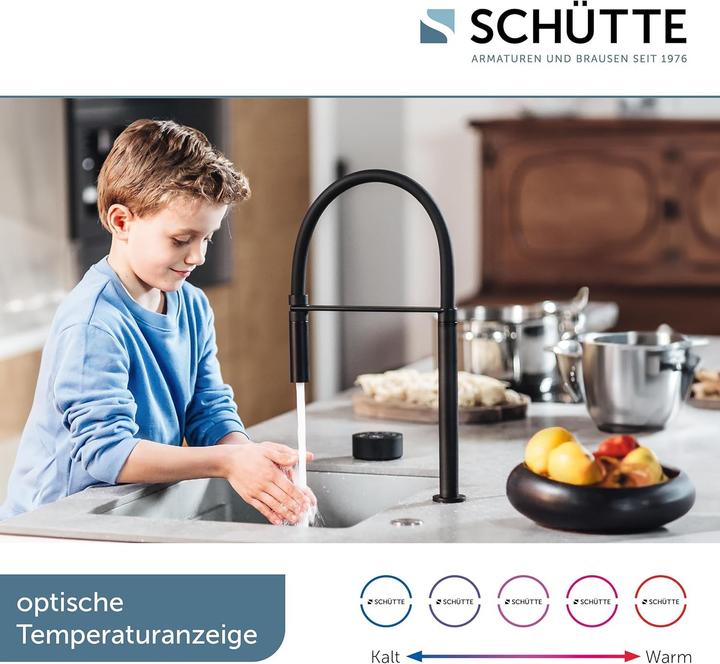 Actual product image Schütte Digital Smart Control Kitchen Faucet with Programmable Pot Fill Function