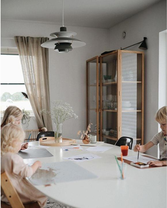 Actual product image Noui Noui Children's Table Set XL Grey Powder 55 x 45 cm