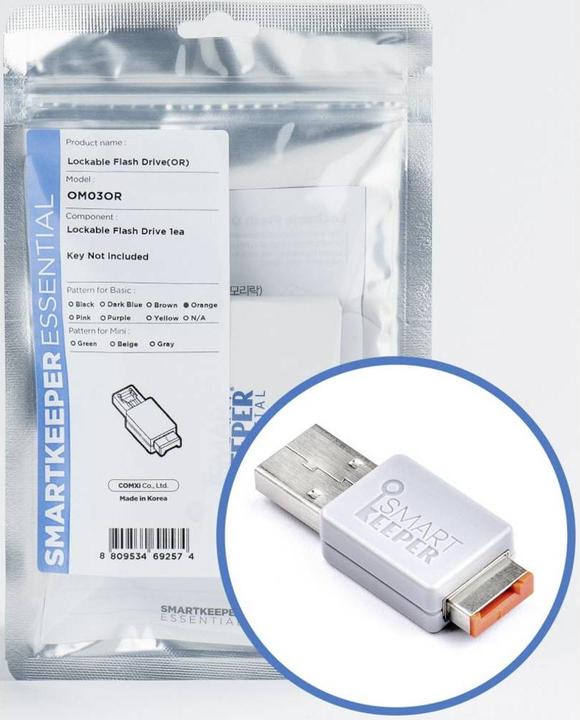 Produktbild Smart Keeper SmartKeeper Basic "USB Stick" verriegelbar 32GB orange