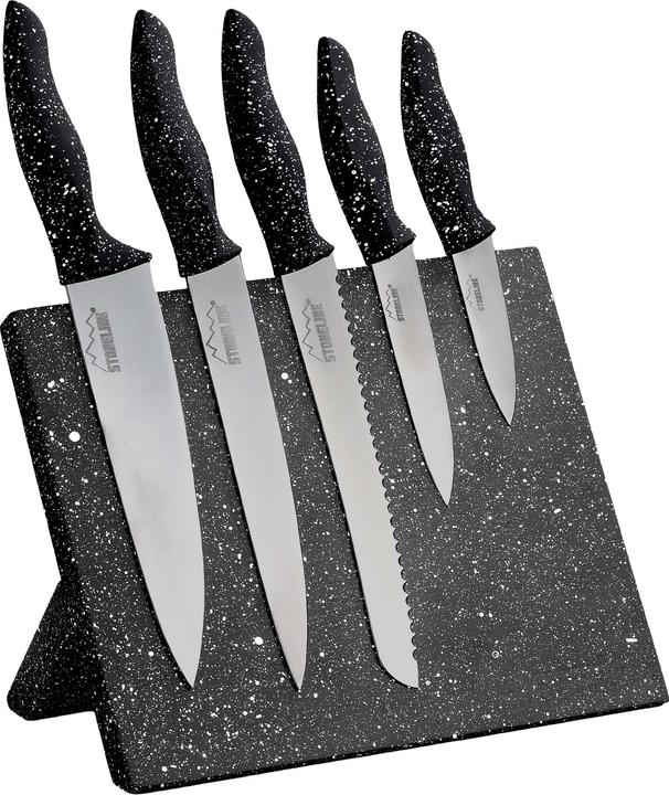 Immagine prodotto Stoneline Set di coltelli da 5 pezzi con blocco
