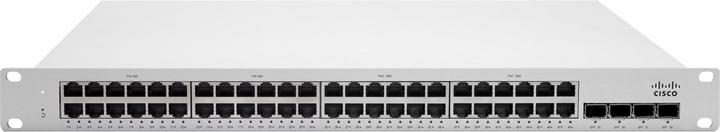 Image du produit Cisco Meraki MS210-48LP 1G L2 Cld-Mngd Commutateur PoE 48x GigE 370W (52 ports)