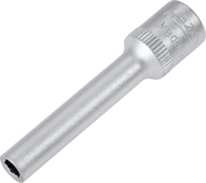 Actual product image HAZET Socket ∙ hexagon 850LG-4 ∙ Square, hollow 6.3 mm (1/4 inch) ∙ Outside hexagon traction profil… (4 mm)