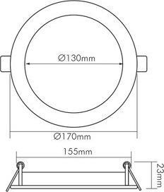 Produktbild Nobile LED-Panel (430 lm)