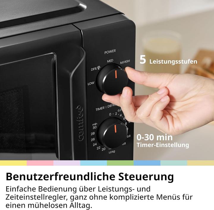 Produktbild Comfee Kompakte Mikrowelle mit Auftaufunktion 20L (20 l)