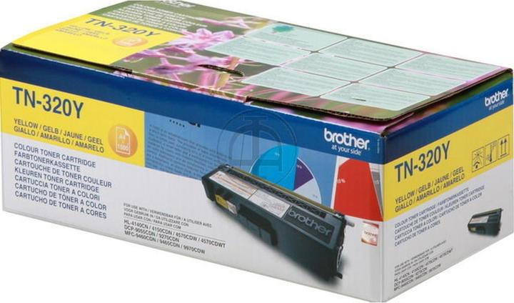 Produktbild Brother TN320Y Toner gelb 1.500 Seiten ISO/IEC 19798 Gelb (Y)
