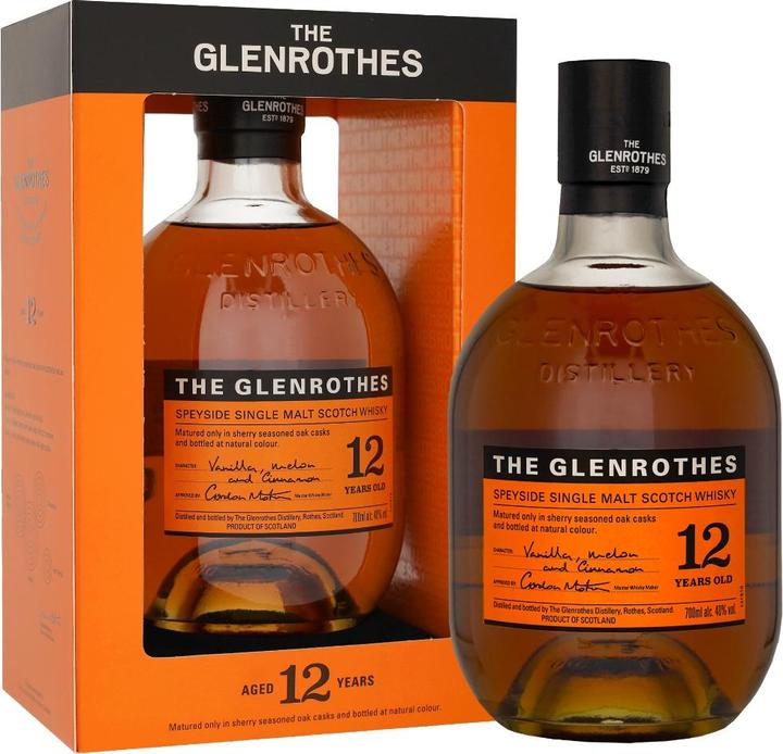 Produktbild Glenrothes 12 Years Old Single Malt Scotch Whisky (Single Malt, Scotch Whisky, 1 x 70 cl)