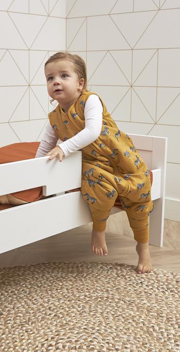 Produktbild Meyco Schlafsack Jumper 104 cm Zebra Animal Honey Gold (104 cm)
