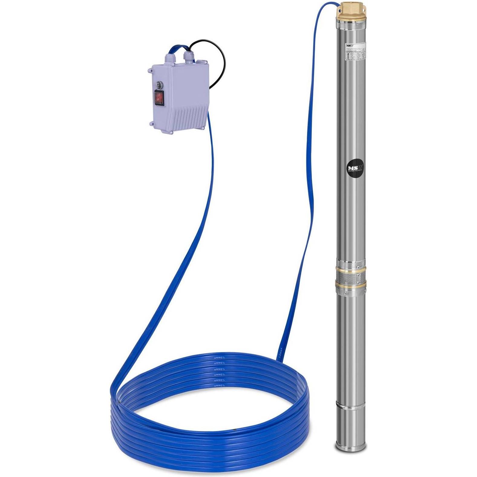 MSW, Wasserpumpe, Pumpe Brunnenpumpe Tiefbrunnenpumpe Tauchpumpe Gartenpumpe Wasserpumpe Edelstahl