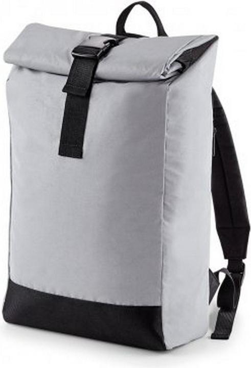 Actual product image Bagbase Reflective Roll Top Backpack