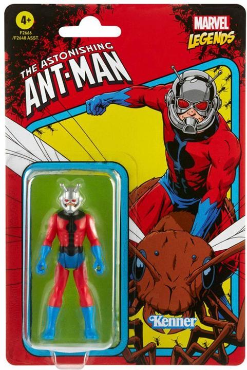 Actual product image Hasbro Marvel Legends Retro 375 Collection Ant-Man Action Figure - 9.5 cm