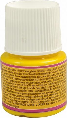Productafbeelding Pebeo Deco Matte Acryl Kleuren (Zonnig geel, 45 ml)
