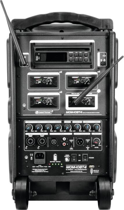 Actual product image Omnitronic MOM10BT4 Modular Wireless PA System (Passive, 1x 80 W)